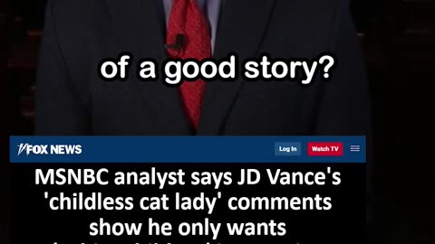 MSNBC Analyst Says JD Vance Only Wants White Children in America