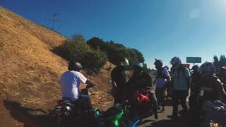 Wheelie Goes Wrong on Freeway