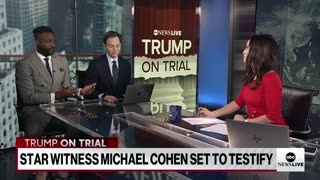 Trump speaks before Michael Cohen takes the stand ABC News