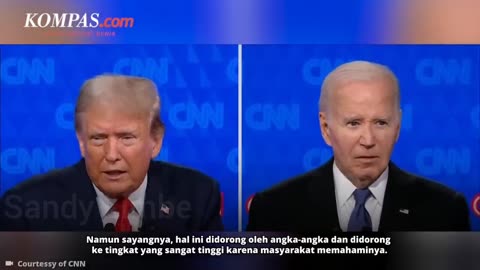 Saling Serang Biden Dan Trump Di Debat Kepresidenan AS 2024