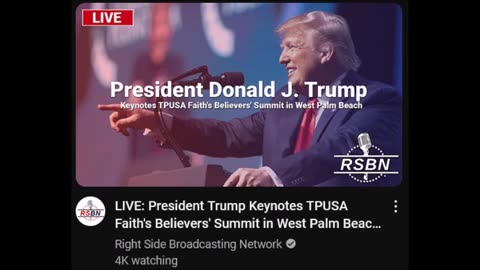 LIVE: President Trump Keynotes TPUSA Faith's Believers' ... 7/26/24