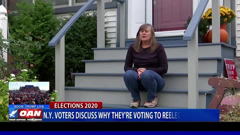 2020, N.Y. voters discuss why they’re voting President Trump