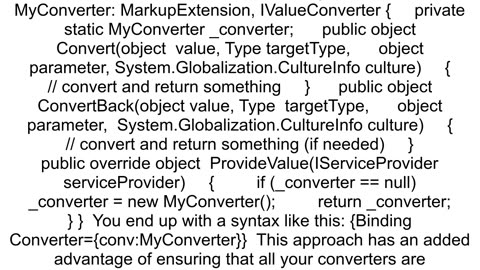 WPF Is there a way to use a ValueConverter without defining a resource