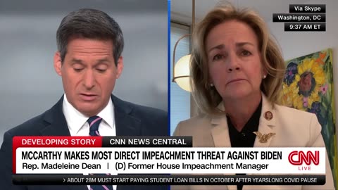 McCarthy issues most direct impeachment threat against Biden.