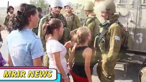 Palestinian children once again realized that the Israeli army is nothing to them