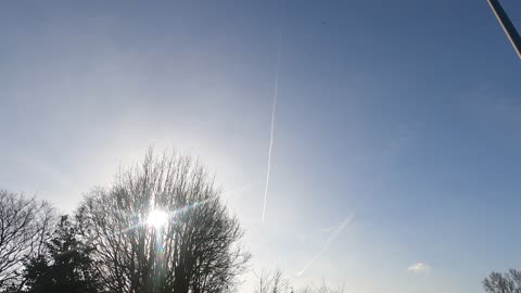 I've lost count of how many planes I've seen spraying this morning north #birmingham uk 16.3.24