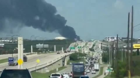 BREAKING: Multiple firefighters are battling a massive blaze at a metal recycling plant in Austin,