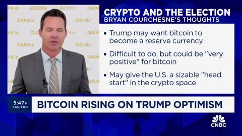 Bitcoin rises on Trump optimism| Nation Now ✅