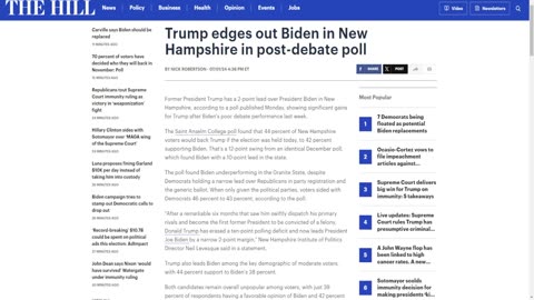 Real American - Trump Is Surging In New Hampshire!