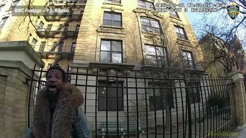 NYPD release bodycam when an officer is shot while responding to domestic call in Brooklyn