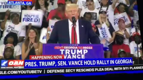 Pres Trump, Sen Vance hold rally in Georgia p 05