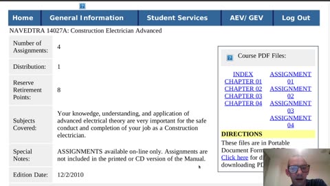 Summary of NAVEDTRA 14027A - Construction Electrician (CE) Advanced