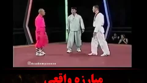 A real war between a karate master and a Shaolin master