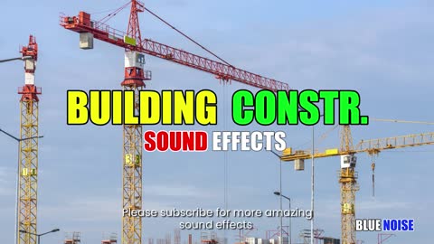 Building construction site sound effect