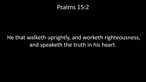 KJV Bible Psalms Chapter 15