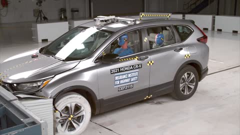 2022 Honda CR-V updated moderate overlap front IIHS crash test