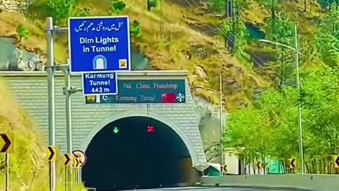 Hazara Motorway Karmong Tunnel View
