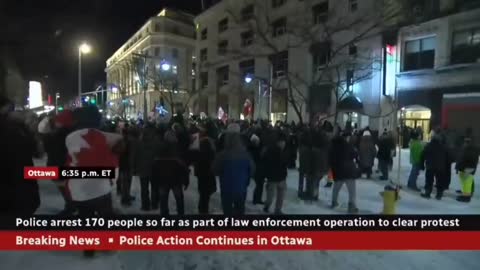 Ottawa Mayor can’t wait to confiscate protestors property to sell for city coffers…