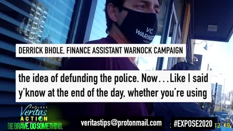 Finance Assistant Reveals Raphael Warnock HIDES Progressive Platforms Like "Defunding The Police"