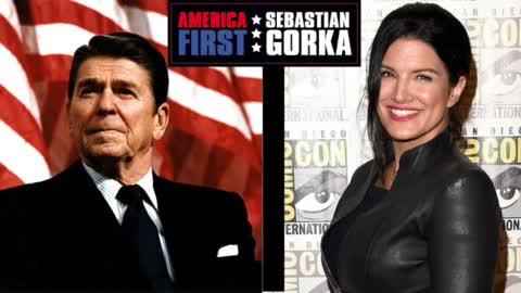 Ronald Reagan and Gina Carano. Sebastian Gorka on AMERICA First