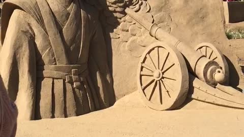 Amazing !!!!sand creation by Japanese men