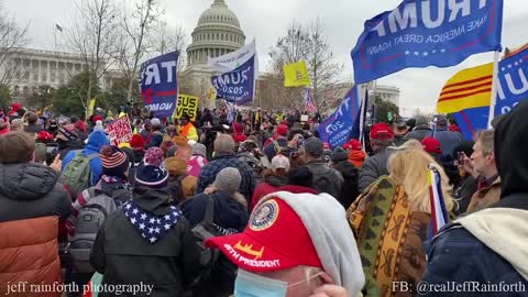 January 6th - Ashli Babbitt Shot - Man tries to stop Police vehicles - March to Capitol Part 4