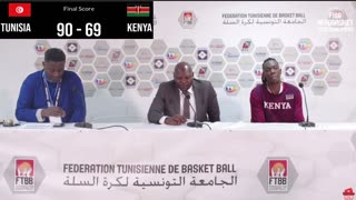 Kenya vs Tunisia Post Game Interview - FIBA Afrobasket Qualifiers 2025