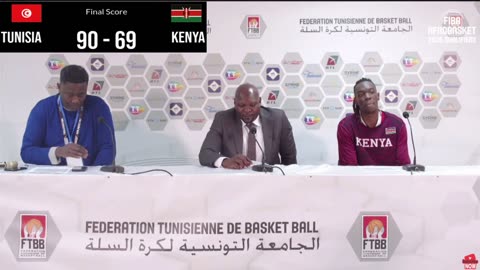 Kenya vs Tunisia Post Game Interview - FIBA Afrobasket Qualifiers 2025