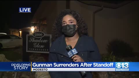 Gunman Surrenders After Standoff In Modesto