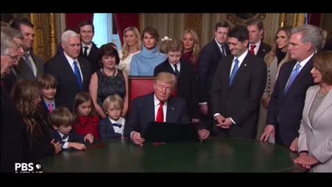 Trump Signed Executives For Being Nice To Kids
