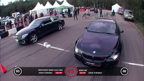Mercedes-Benz CL63 AMG against BMW M6 [VIDEO]