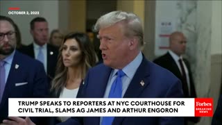 BREAKING NEWS: Trump Lambasts 'Racist' Letitia James, 'Rogue Judge' Moments Before NYC Trial Begins