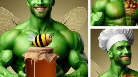 Honey with Incredible hulk 😍 ❤️