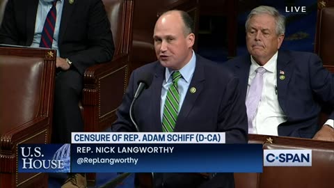 Rep Nick Langworthy (NY)- Adam Schiff Censure