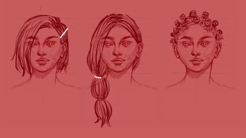 How To Draw Hair for Beginners