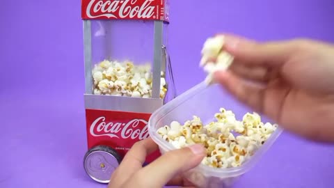 How to make mini popcorn maker