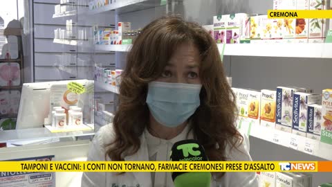 Tamponi e Vaccini: i conti non tornano, farmacie cremonesi prese d'assalto