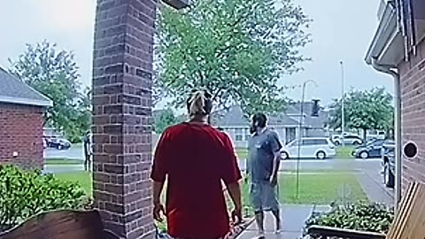 Father Protects Son's Friend From A Bully