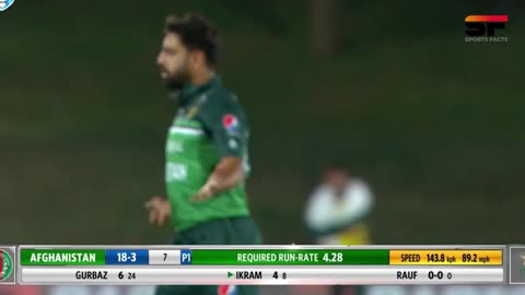 Pakistan vs Afghanistan || All wickets