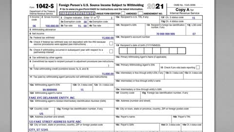 How to Complete IRS Form 1042-S for Payments to Nonresidents