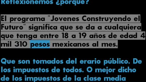 INJUSTICIA SOCIAL: Becas de AMLO: Como el socialismo genera desigualdad injusta