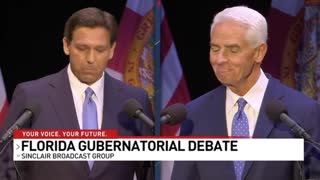 Debate crowd ERUPTS at DeSantis' BRUTAL mic drop for Charlie Crist