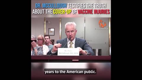 BREAKING : Dr. McCullough Testifies the Stunning Truth About the Cover-Up of Vaccine Injuries. TNTV