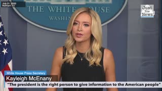Kayleigh McEnany - "The president is the right person to deliver information to the American people"