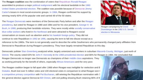 Summarizing the Reagan Coalition of the Republican Party