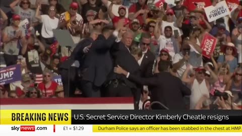 BREAKING: Secret Service director resigns over Trump assassination attempt