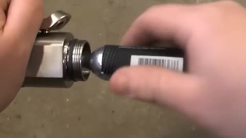 This knife 'explodes' whatever is on the receiving end! Nice tool for your Armory!