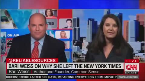 Brian Stelter Gets Humiliated By Bari Weiss on His Own Show