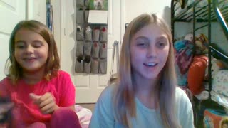 The Kyla and Teagan show Opening Pokemon cards