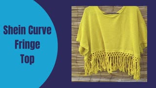 Shein Curve Fringe Top